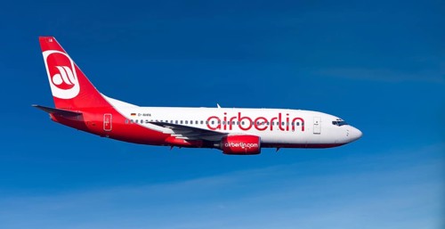 Air Berlin Boeing 737-73S in flight