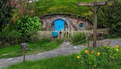 Hobbit-hole in Hobbiton