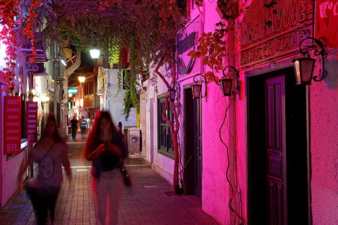 Bar Street in the historic centre