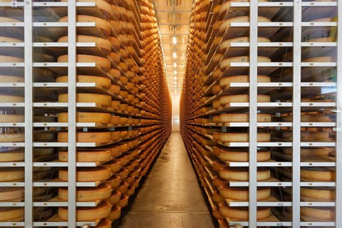 Bregenzerwalder Kasekeller cheese cellar for Alpine cheese