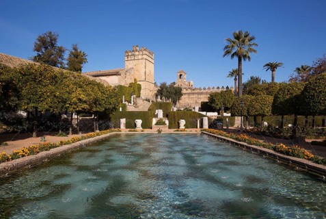 The gardens of the Alcazar de Los Reyes Cristianos