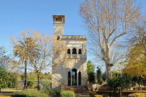 Building in the garden