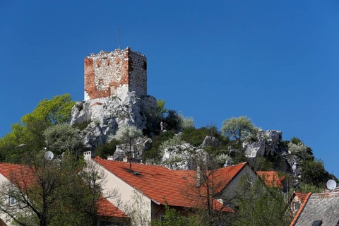 Castle ruins near Mikulov