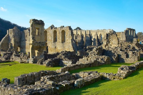 Ruins of the Cistercian Gothic Rievaulx Abbey