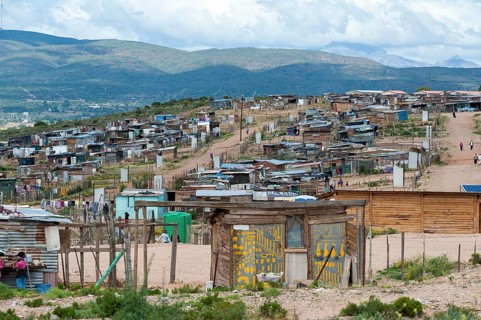 A new settlement along the N2 highway