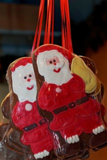 Santa Claus gingerbread men