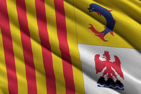 Flag of Provence-Alpes-Cote d'Azur