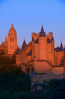 Segovia Cathedral and Alcazar fortress