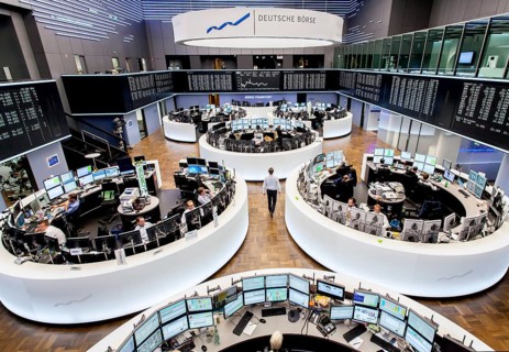Trading floor of the Frankfurt Stock Exchange