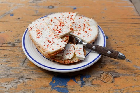 Montafoner Sauerkase cheese on bread