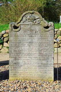 Speaking gravestones in the cemetery of Nebel