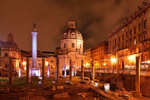 Church of Santa Maria di Loreto and Trajan's Column
