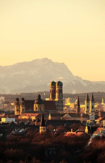 Skyline with Frauenkirche Church