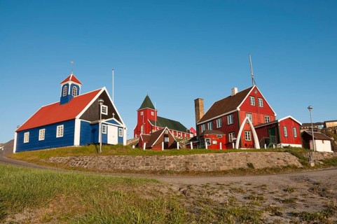 Church and houses