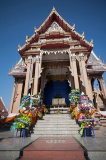 Wat Pom decorated for a royal burial