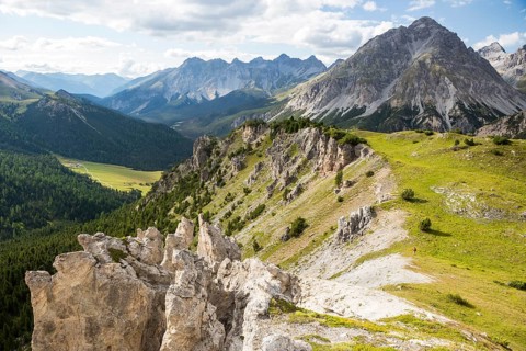 Hikers at Il Jalet