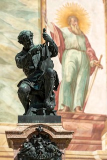 Memorial for violin maker Mathias Klotz