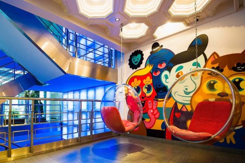 Foyer of the Design Hotel Bloom