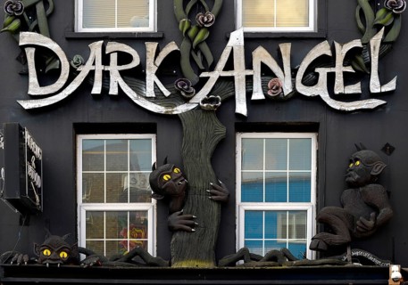 Facade with motifs from Dark Angel
