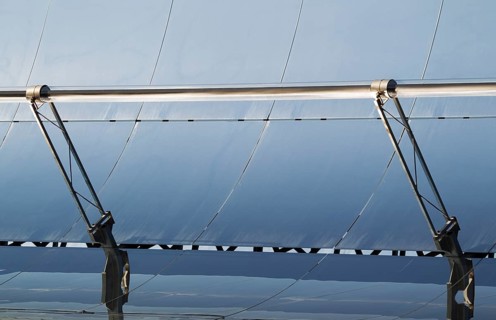 Cylindrical parabolic collectors