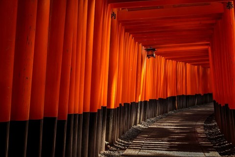 Walkway with torii leading to the inner shrine