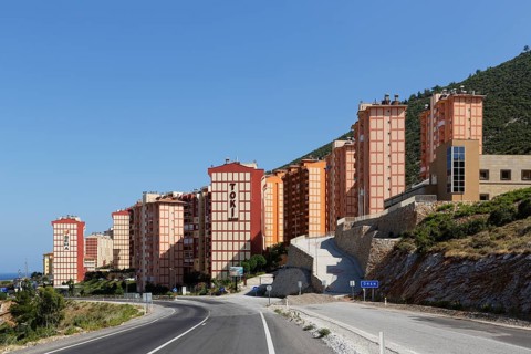 New skyscrapers in Oren in Anamur