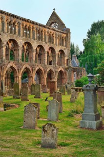 The ruins of Jedburgh Abbey