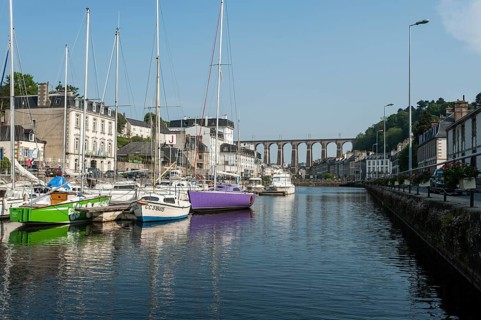 Boats on the Morlaix River