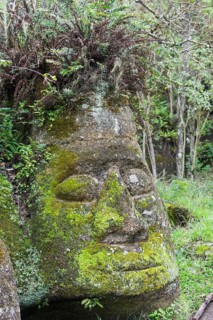 Sculpture of a face