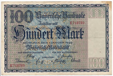 Old banknote