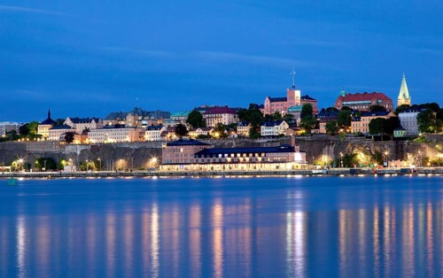 View towards the Stockholm district of Sodermalm