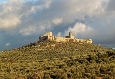 The castle La Mota in Alcala la Real