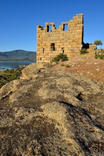 Antique city wall of Heracleia by Latmus