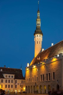 Town Hall in the evening