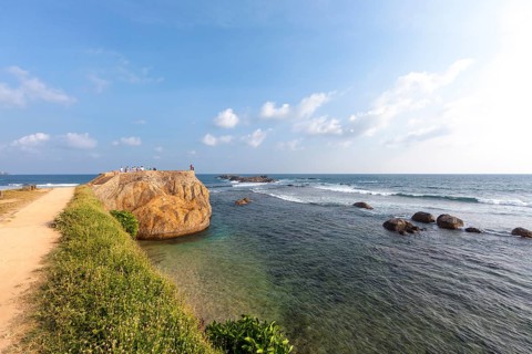 Fortification of the city of Galle by the sea