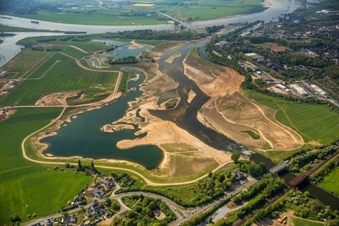 Reconstruction of the mouth of the Lippe River by the Lippeverband water management association