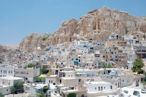 View of the village of Ma'loula