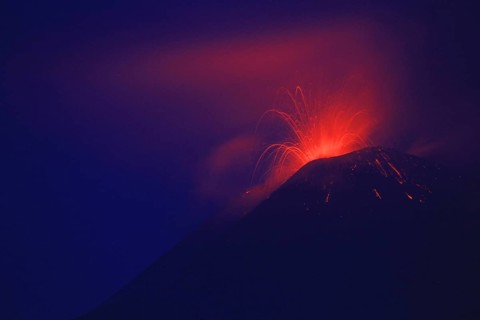 Eruption of Mount Etna