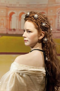 Wax figure of Empress Sisi or Empress Elisabeth of Austria