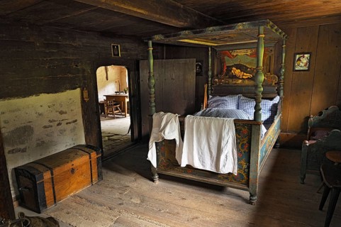 Bedchamber in Markus Wasmeier Farm and Winter Sports Museum