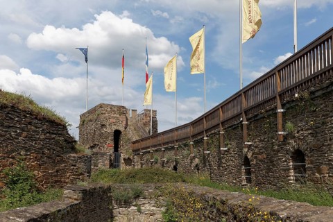 Clock tower and upper ramparts
