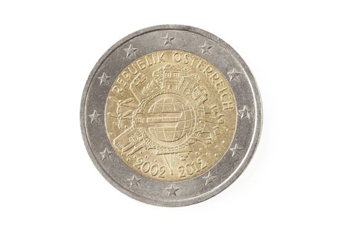 Austrian two euro coin