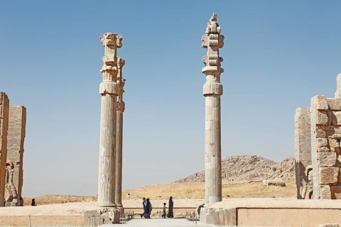 Pillars at the Gate of All Nations