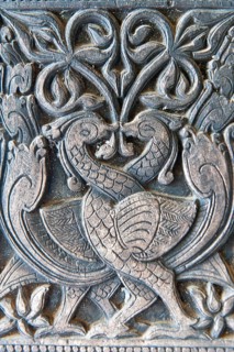 Ornate wood carving