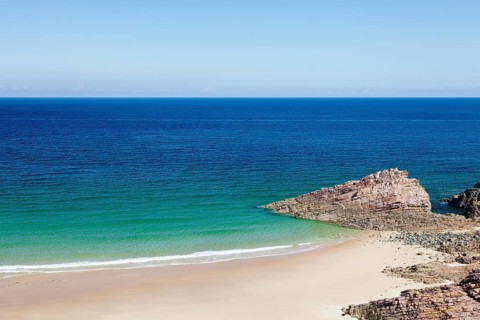 Sandy beach