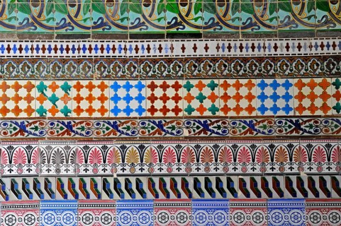 Old Spanish tiles