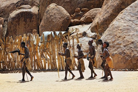 Dance of the native people