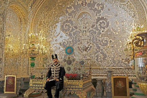 Peacock Throne in the Reception Hall