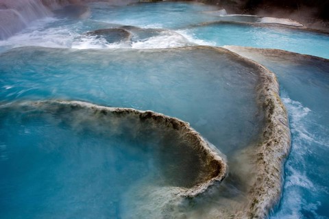 Thermal waterfalls