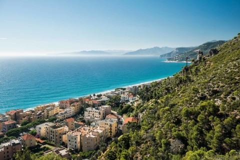 The village of Varigotti on the coast